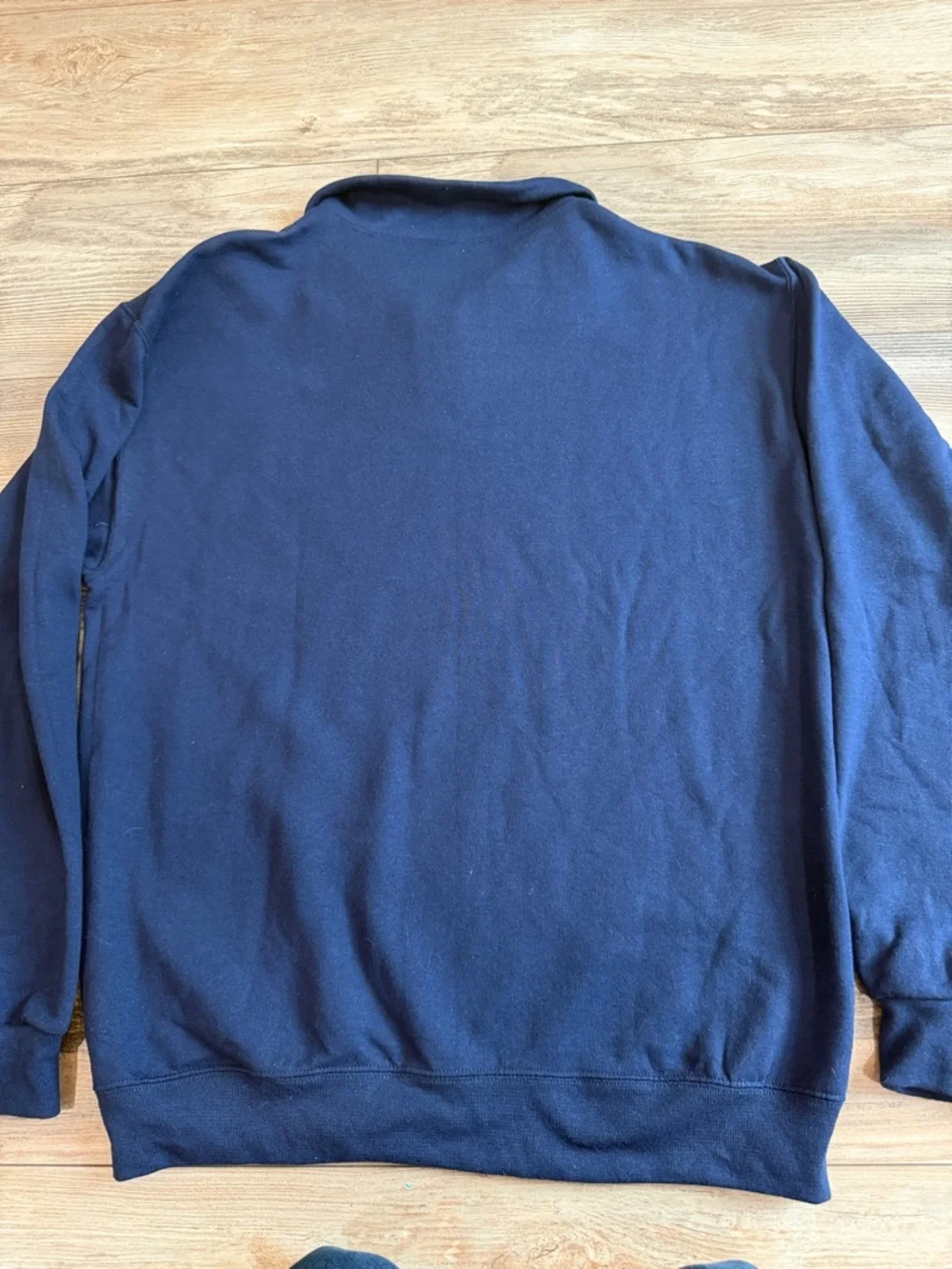 US Navy Quarter Zip Sweatshirt Jerzees Nublend‎ Mens Medium Navy Blue NWT